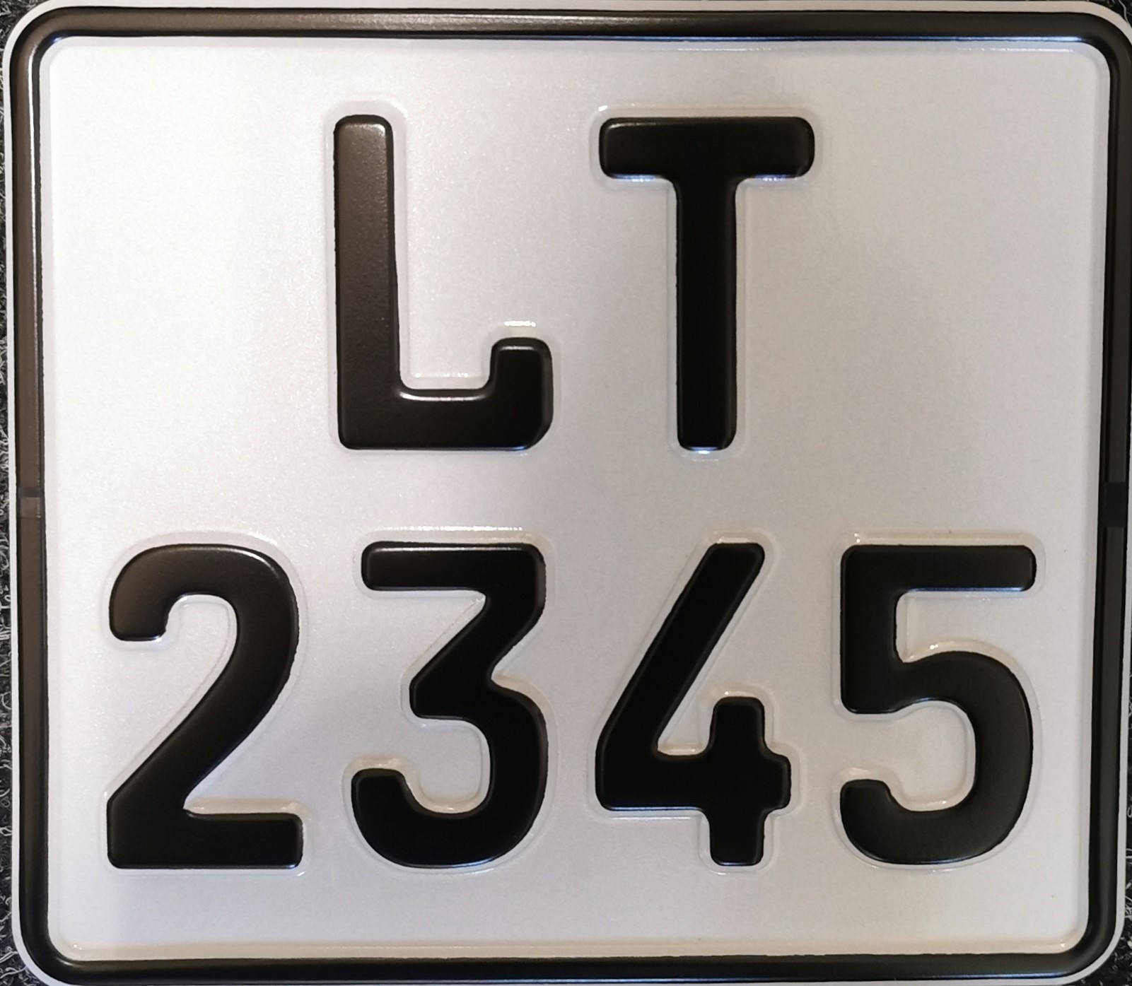 06a. Lithuanian MC plate without EU-sign - 170 x 150 mm 06a. Lithuanian MC plate without EU-sign - 170 x 150 mm
